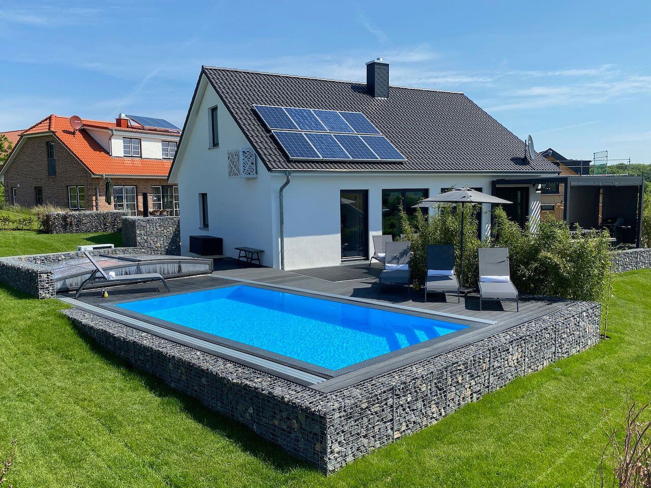 5 Sterne Ferienhaus mit beheiztem Außenwhirlpool